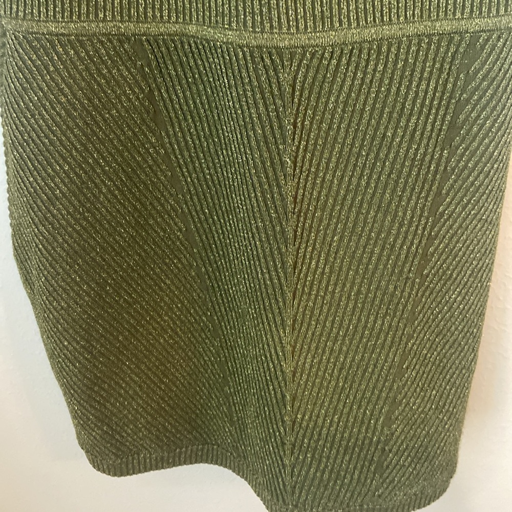 Retrofête Green Ellison Rob Knit Mini Dress - Picture 9 of 9